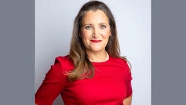 Canada's Deputy PM Freeland Resigns: कनाडा की डिप्टी पीएम क्रिस्टिया फ्रीलैंड ने दिया अपने पद से इस्तीफा, जानें वजह