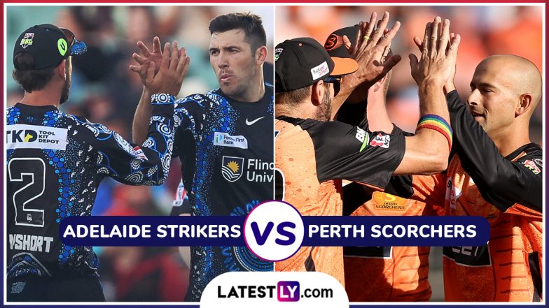 Adelaide Strikers vs Perth Scorchers BBL 2024-25 Live Streaming: आज एडिलेड स्ट्राइकर्स और पर्थ स्कॉर्चर्स के बीच होगी काटें की टक्कर, यहां जानें भारत में कब, कहां और कैसे उठाए लाइव मुकाबले का लुफ्त