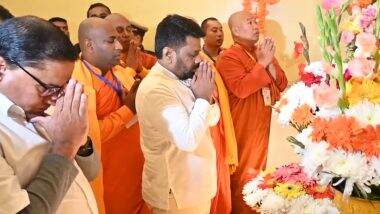 Srilankan President in Mahabodhi Temple: श्रीलंका के राष्ट्रपति अनुरा कुमारा दिसानायके पहुंचे बोधगया, भगवान बुद्ध के किए दर्शन,देखें वीडियो