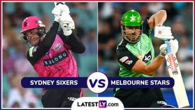 Sydney Sixers vs Melbourne Stars BBL 2024-25 Live Streaming: सिडनी सिक्सर्स और मेलबर्न स्टार्स के बीच होगी कड़ी टक्कर, यहां जानें भारत में कब, कहां और कैसे उठाए लाइव मुकाबले का लुफ्त