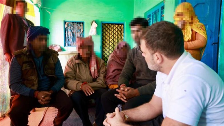 Rahul Gandhi Hathras Visit: ''4 साल बाद भी डर के साए में जी रहा परिवार'', हाथरस पीड़ित परिवार से मिलने के बाद बोले राहुल गांधी