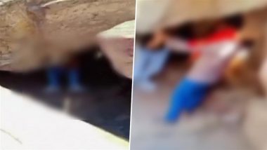 Couple Caught Having Sex in Rewa Cave: गुफा में पकड़े गए प्रेमी जोड़े के साथ बदमाशों ने की मारपीट, किया नंगा- विचलित करने वाला वीडियो वायरल