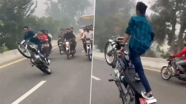 Viral Video: हाईवे पर खतरनाक बाइक स्टंट का वीडियो वायरल, देखकर आपको भी आ जाएगा गुस्सा