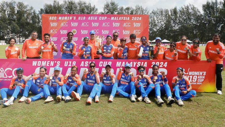 Under-19 Women's Asia Cup 2024: भारतीय क्रिकेट टीम ने बांग्लादेश को हराकर जीता पहला महिला अंडर-19 एशिया कप