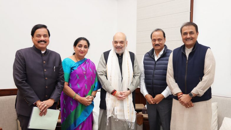 Ajit Pawar Meets Amit Shah: अजित पवार दिल्ली दौरे पर, पार्टी के नेताओं के साथ अमित शाह से की मुलाक़ात; महाराष्ट्र के विकास पर हुई चर्चा
