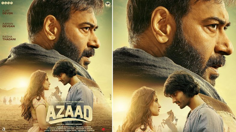 Azaad Release Date: अजय देवगन ने अपनी आगामी फिल्म 'आजाद' की रिलीज का किया ऐलान, अगले साल इस तारीख को सिनेमाघरों में देगी दस्तक (View Poster).