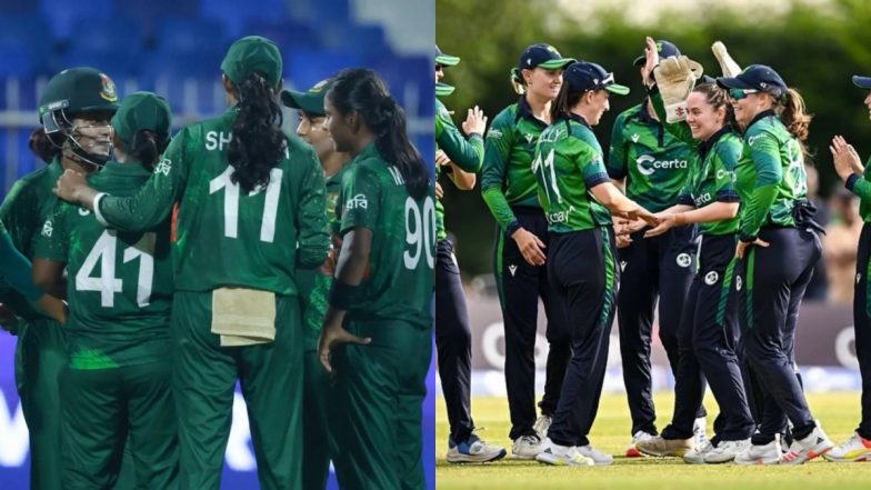 BAN W vs IRE W 6th Match Toss Update And Live Scorecard: आईसीसी महिला विश्व कप क्वालीफायर 2025 में आयरलैंडने टॉस जीतकर पहले बल्लेबाजी करने का किया फैसला, यहां एक क्लिक पर देखें लाइव स्कोरकार्ड