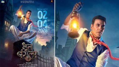 Bhooth Bangla Posters: अक्षय कुमार ने अपनी आगामी हॉरर-कॉमेडी 'भूत बंगला' के पोस्टर किए शेयर, प्रियदर्शन द्वारा निर्देशित यह फिल्म 2 अप्रैल 2026 को होगी रिलीज (View Posters)