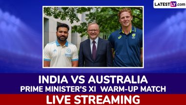 India vs Australia PM XI, Warm-up Match Day 2 Live Streaming: पिंक बॉल वार्म-अप मैच में ऑस्ट्रेलिया पीएम XI और भारत के बीच खेला जाएगा रोमांचक, यहां जानें कब, कहां और कैसे देखें लाइव प्रसारण