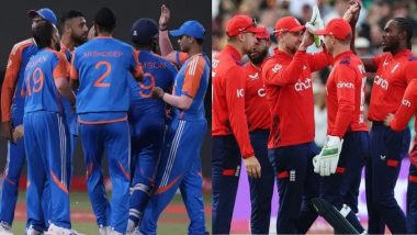 India vs England T20I Series 2024: 22 जनवरी से खेली जाएगी टीम इंडिया और इंग्लैंड के बीच टी20 इंटरनेशनल सीरीज, यहां जानें कब और कहां खेले जाएंगे सभी मुकाबले