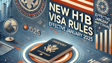 H1B Visa: अमेरिका ने ''एच-1बी वीजा'' के लिए जारी किए नए नियम, 2025 से होंगे लागू; जानें भारतीय कर्मचारियों पर क्या होगा इसका असर?