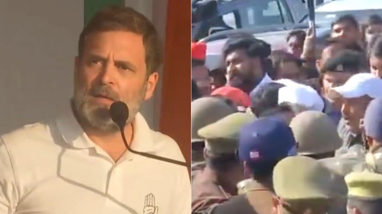 VIDEO: राहुल गांधी को संभल जाने से रोका गया, यूपी पुलिस ने गाजीपुर बॉर्डर किया ब्लॉक; कांग्रेस का बीजेपी पर फूटा गुस्सा