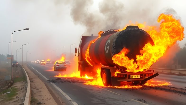 Jaipur Gas Tanker Accident: जयपुर गैस टैंकर हादसे में चालक पुलिस के सामने पेश, एसआईटी पूछताछ करेगी