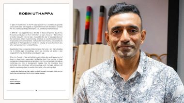 Robin Uthappa Clarification! रॉबिन उथप्पा ने EPFO फ्रॉड केस पर दी सफाई, कहा- मेरे पास कंपनियों में कोई कार्यकारी भूमिका नहीं थी