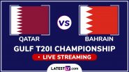 QAT vs BAH, Gulf T20I Championship 2024 Live Streaming: गल्फ टी20आई चैंपियनशिप में कतर बनाम बहरीन खेला जाएगा रोमांचक मुकाबला, यहां जानें कब, कहां और कैसे देखें लाइव प्रसारण