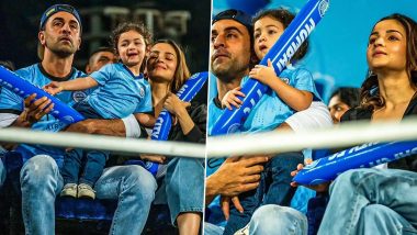 Raha Kapoor के साथ Alia Bhatt और Ranbir Kapoor पहुंचे ISL मैच में, क्यूट तस्वीरें हुईं वायरल (View Pics)