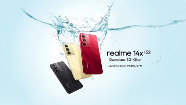 Realme 14x 5G Launch Today in India:  Realme 14x 5G आज भारत में होगा लॉन्च; कीमत, फीचर्स और अन्य स्पेसिफिकेशन देखें