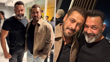 Salman Khan Birthday: बॉबी देओल ने सलमान खान के साथ तस्वीरें शेयर कर दी जन्मदिन की शुभकामनाएं, बोले - 'हैप्पी बर्थडे मामू' (View Pics)