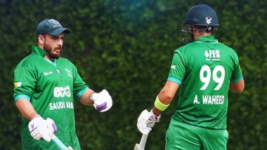 UAE vs Saudi Arabia, 13th Match Scorecard: सऊदी अरब ने संयुक्त अरब अमीरात को दिया 183 रनों का टारगेट, उस्मान ख़ालिद ने खेली 57 रन की आतिशी पारी; यहां देखें पहली इनिंग का स्कोरकार्ड