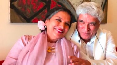 Shabana Azmi and Javed Akhtar 40th Wedding Anniversary: शबाना आजमी ने पति जावेद अख्तर को 40वीं सालगिरह पर दी दिल छू लेने वाली शुभकामनाएं, सोशल मीडिया पर पोस्ट हुआ वायरल (View Pic)