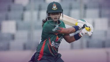 Bangladesh Women Beat Ireland Women, 3rd ODI Match Scorecard: तीसरे वनडे में बांग्लादेश ने आयरलैंड को 7 विकेट से दी करारी शिकस्त, शर्मिन अख्तर और फरगाना हक ने खेली धमाकेदार पारी, सीरीज पर 3-0 से किया कब्जा; यहां देखें BAN W बनाम IRE W मैच का स्कोरकार्ड