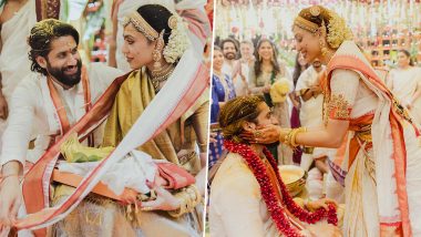 Sobhita Dhulipala Shares Stunning Wedding Pics: शोभिता धुलिपाला ने नागा चैतन्य के साथ शादी की खूबसूरत तस्वीरें कीं शेयर, फैंस ने दी शुभकामनाएं (View Pics)