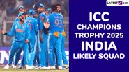 India’s Likely Squad for Champions Trophy 2025: आईसीसी चैंपियंस ट्रॉफी के लिए टीम इंडिया में इन स्टार खिलाड़ी को मिल सकता हैं मौका, यहां देखें भारत की संभावित स्क्वाड