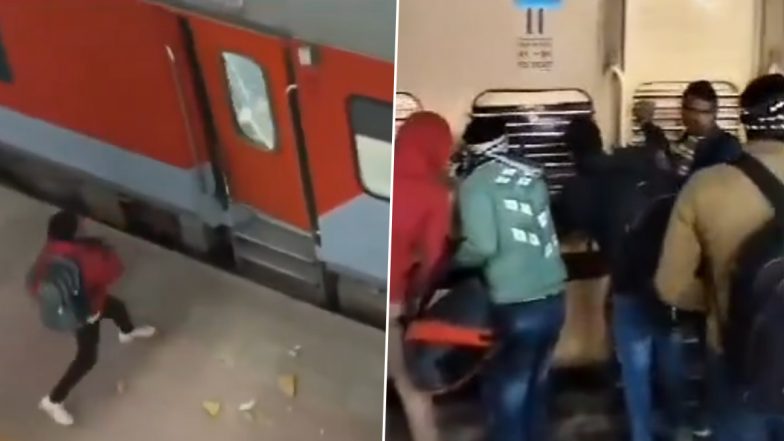 Mahakumbh Train Attacked: झांसी से प्रयागराज जा रही 'महाकुंभ ट्रेन' पर उपद्रवियों ने किया हमला, गेट और खिड़कियां तोड़ी; सामने आया खौफनाक VIDEO