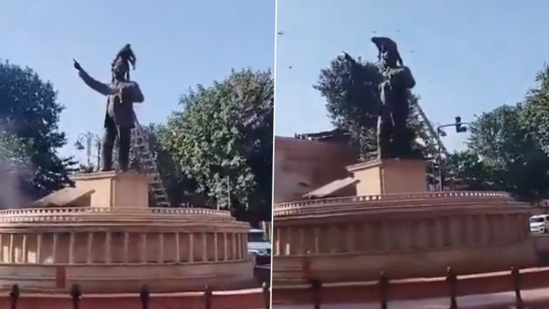 Amritsar: फायर विभाग के कर्मचारियों ने लगाई थी बाबासाहेब की प्रतिमा के पास सीढ़ी, सामने आया वीडियो