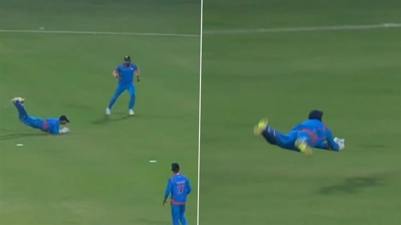 Jitesh Sharma Catch Video: विजय हजारे ट्राफी के सेमीफाइनल में जितेश शर्मा&nbsp;ने लपका हैरतअंगेज कैच, हवा में उड़कर लंबी दौड़ के बाद पकड़ी गेंद, देखें वीडियो
