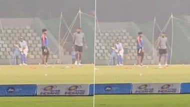 Rohit Sharma, Hardik Pandya Practice Video: चैंपियंस ट्रॉफी और इंग्लैंड के खिलाफ सीरीज से पहले साथ नजर आए रोहित शर्मा और हार्दिक पांड्या, रिलायंस कॉर्पोरेट पार्क में की प्रैक्टिस, देखें वीडियो