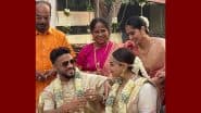 Raftaar Marries Manraj Jawanda: रैपर रफ्तार ने मनराज जवांडा के साथ रचाई शादी, पारंपरिक साउथ इंडियन शादी की तस्वीर हुई वायरल (View Pic)