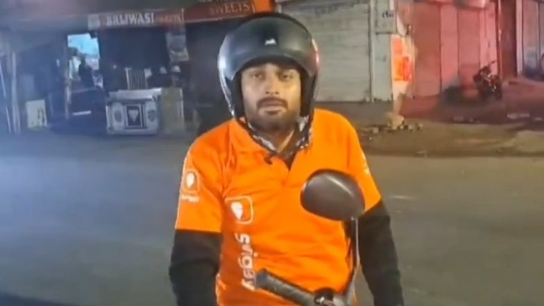 VIDEO: स्विगी डिलीवरी बॉय ने मांस और शराब की डिलीवरी से किया इनकार, कैमरे के सामने दिया इस्तीफा