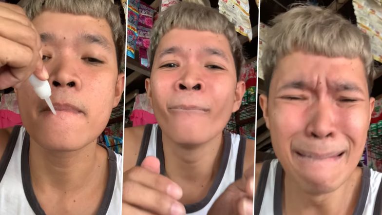 Man Adds Shoe Glue To His Lips: रील के चक्कर में शख्स ने अपने लिप्स को ग्लू से चिपकाया, स्टंट गलत होने के बाद लगा रोने