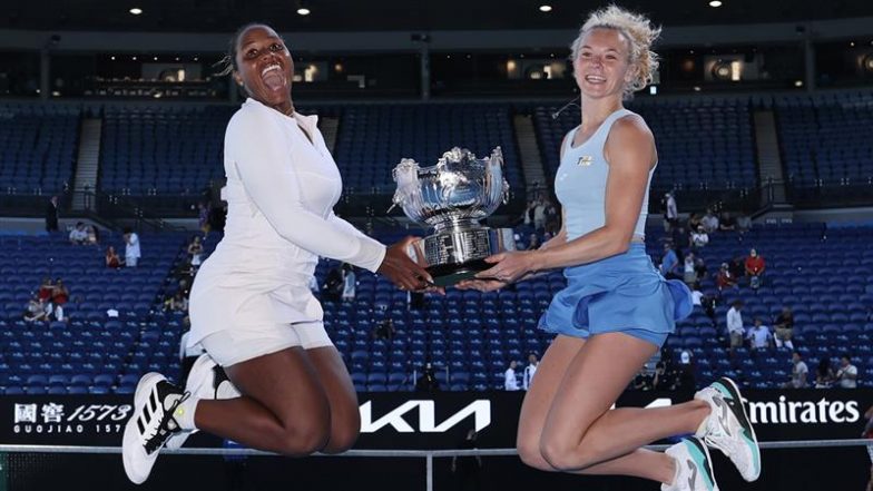 Australia Open 2025: ऑस्ट्रेलियन ओपन में सिनियाकोवा, टाउनसेंड ने जीता महिला युगल खिताब, हसीह सु-वेई और जेलेना ओस्टापेंको की जोड़ी को हराया