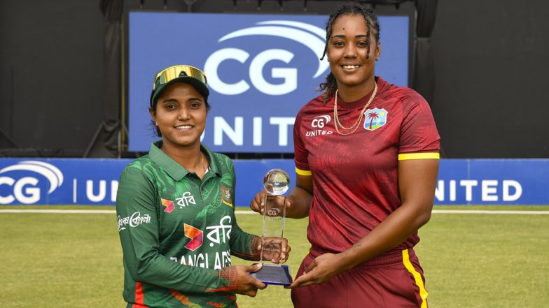 WI W vs BAN W 1st T20 2025 Live Streaming: पहले टी20 में वेस्टइंडीज और बांग्लादेश के बीच होगी कड़ी टक्कर, यहां जानें भारत में कब, कहां और कैसे उठाए लाइव मुकाबले का लुफ्त