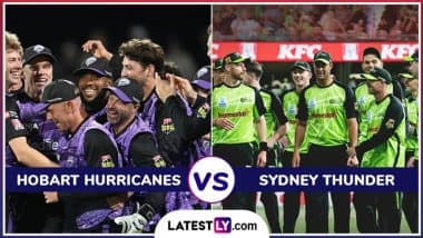 Hobart Hurricanes vs Sydney Thunder Final BBL 2025 Live Streaming: आज होबार्ट हरिकेन्स और सिडनी थंडर के बीच फाइनल मुकाबला, यहां जानें भारत में कब, कहां और कैसे उठाए लाइव मुकाबले का लुफ्त