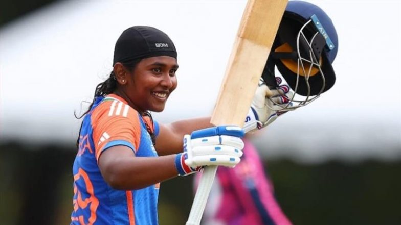 Women's Under-19 T20 World Cup 2025: त्रिशा गोंगडी अंडर 19 महिला विश्व कप में शतक लगाने वाली पहली खिलाड़ी बनीं