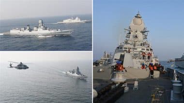 India and France Maritime Partnership Exercise: भारत और फ्रांस के बीच समुद्री साझेदारी अभ्यास, इंडियन नेवी और इंडियन एयरफोर्स ने दिखाया अपना पराक्रम (View Photos)