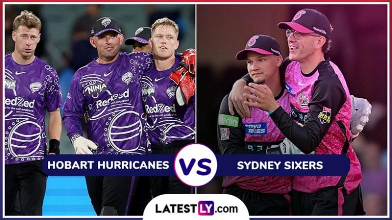 Hobart Hurricanes vs Sydney Sixers BBL 2024-25 Live Streaming: आज होबार्ट हरिकेन्स और सिडनी सिक्सर्स के बीच होगी काटें की टक्कर, यहां जानें भारत में कब, कहां और कैसे उठाए लाइव मुकाबले का लुफ्त