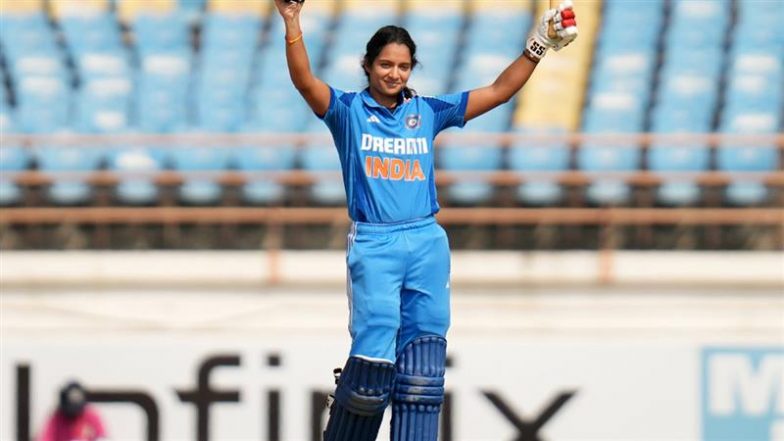 Pratika Rawal Century: तीसरे वनडे में प्रतिका रावल ने जड़ा पहला अंतरराष्ट्रीय शतक, भारत का स्कोर 300 के पार