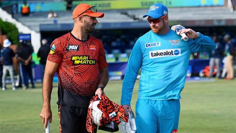 Sunrisers Eastern Cape vs Durban Super Giants SA20 2025 Live Streaming: आज सनराइजर्स ईस्टर्न केप और डरबन सुपर जायंट्स के बीच होगी कड़ी टक्कर, यहां जानें भारत में कब, कहां और कैसे उठाए लाइव मुकाबले का लुफ्त