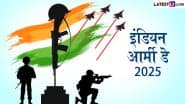 Indian Army Day 2025 Greetings: इंडियन आर्मी डे पर ये GIF Images और HD Wallpapers भेजकर दें बधाई