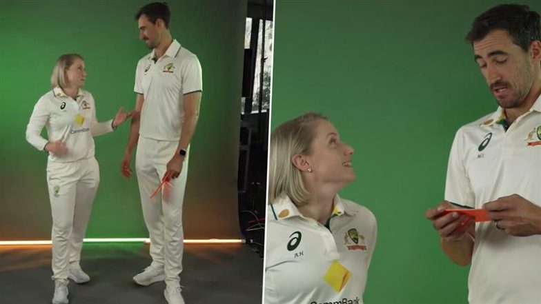 Mitchell Starc-&nbsp;Alyssa Healy Marriage Insights: ऑस्ट्रेलिया विमेंस क्रिकेट ने शेयर किया मिशेल स्टार्क और एलिसा हीली का रोमांचक वीडियो, कपल ने किए&nbsp;जीवन के दिलचस्प खुलासे