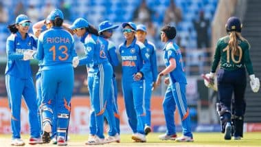 IND W vs IRE W 1st ODI 2025 Scorecard: आयरलैंड ने भारतीय महिला टीम को दिया 239 रनों का लक्ष्य, गैबी लुईस ने खेली 92 रन की कप्तानी पारी, यहां देखें पहली पारी का स्कोरकार्ड