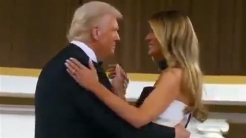 Ball Dance of Trump and Melania: शपथ के बाद डोनाल्ड ट्रंप और मेलानिया ने किया ग्लैमर से भरपूर बॉल डांस, अपने स्टाइलिश लुक से जीता सबका दिल; VIDEO