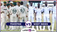 Pakistan vs West Indies Test Series 2025 Schedule: वेस्टइंडीज की टीम 18 साल बाद पाकिस्तान में खेलेगी टेस्ट सीरीज, यहां देखें पूरा कार्यक्रम