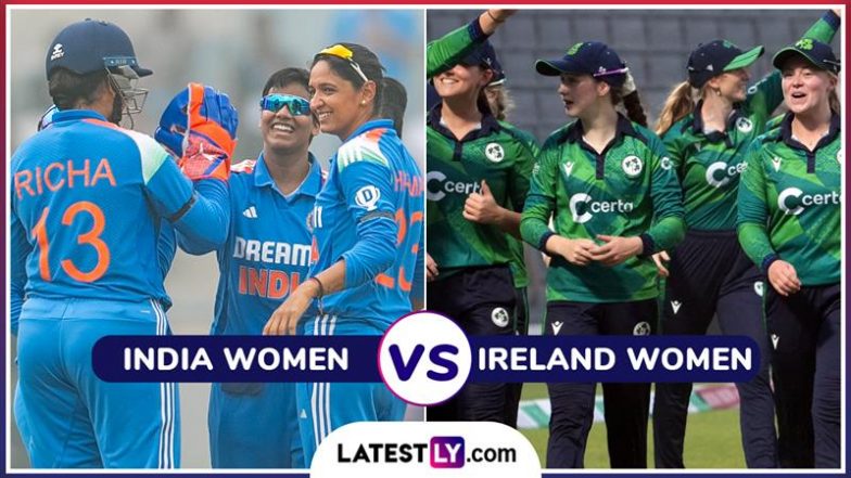 IND W vs IRE W 2nd ODI 2025 Preview: दूसरे वनडे में आयरलैंड को हारकर सीरीज पर कब्ज़ा ज़माने उतरेगी भारतीय महिला टीम, मैच से पहले जानें हेड टू हेड रिकॉर्ड्स, मिनी बैटल और स्ट्रीमिंग समेत सारे डिटेल्स