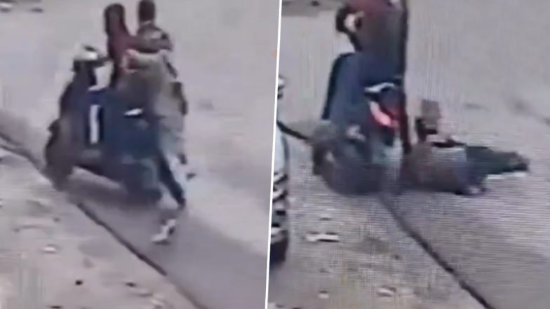 VIDEO: महिला का पर्स छीनकर भागने की कोशिश हुई नाकाम, लोगों ने आरोपी को पकड़ा, जमकर की पिटाई, आगरा से वीडियो आया सामने