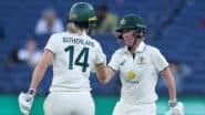 Australia Women vs England Women, Only Test Day 2 Stumps Scorecard: दूसरे दिन का खेल खत्म, ऑस्ट्रेलिया ने बनाए 422 रन, एनाबेल सदरलैंड और बेथ मूनी ने खेली शानदार पारी; यहां देखें दूसरे दिन का स्कोरकार्ड